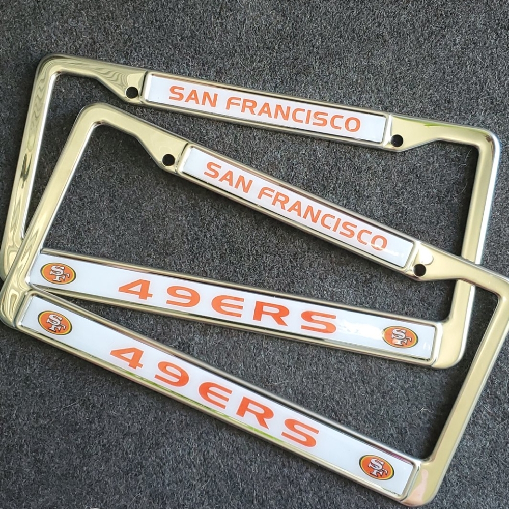🌺 San Francisco 49ers License Place Frame